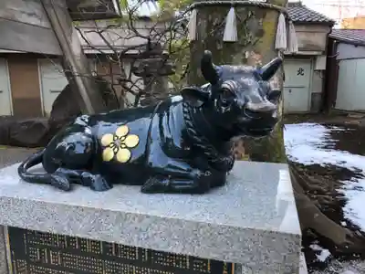 新井天神北野神社の像
