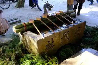 廣瀬大社の手水舎