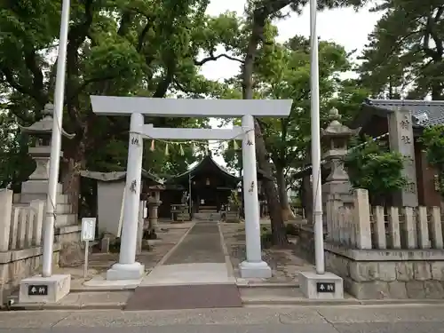 神明社（稲葉地神明社）の鳥居