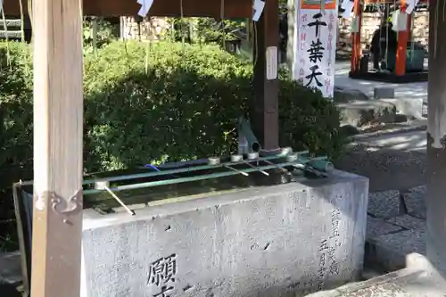 千葉神社の手水舎