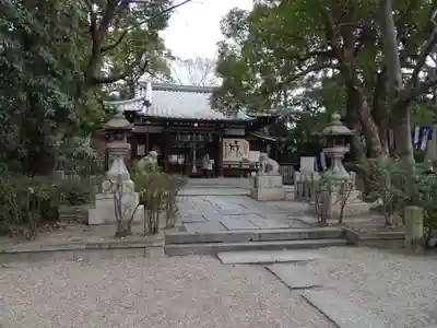 安居神社の本殿・本堂