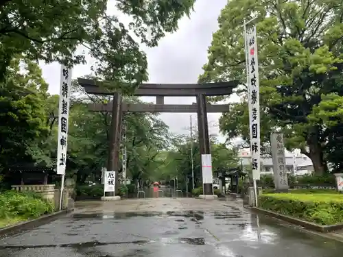 愛知縣護國神社の鳥居