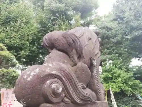 下神明天祖神社の狛犬