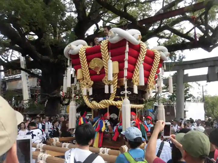 百舌鳥八幡宮のお祭り
