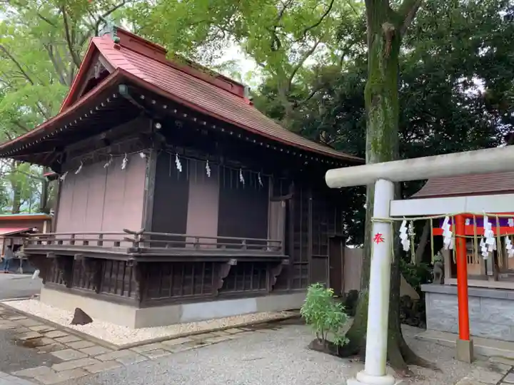 多摩川浅間神社の本殿・本堂