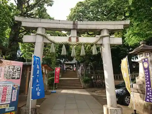 太子堂八幡神社の鳥居