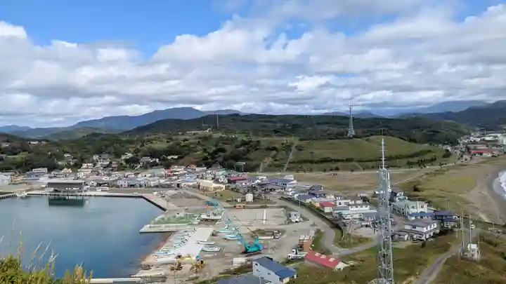 正一位稲荷社の景色