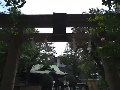 小野照崎神社の鳥居