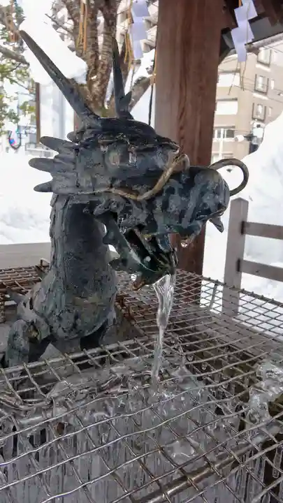 北海道神宮頓宮の手水舎