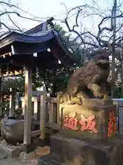 牛天神北野神社の狛犬