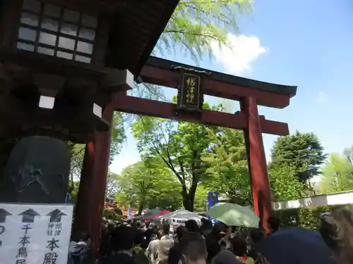 根津神社の鳥居