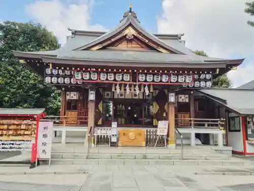 中野沼袋氷川神社の本殿・本堂