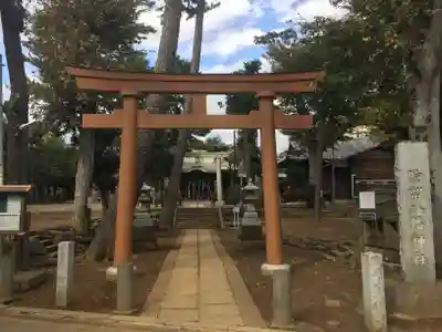 駒留八幡神社の鳥居