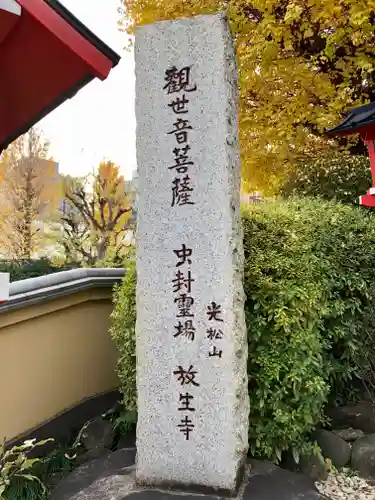 放生寺の塔