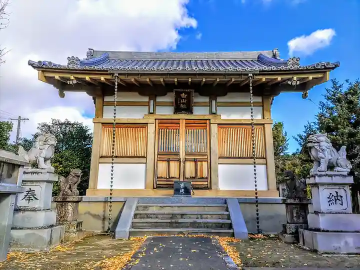 白山社の本殿・本堂