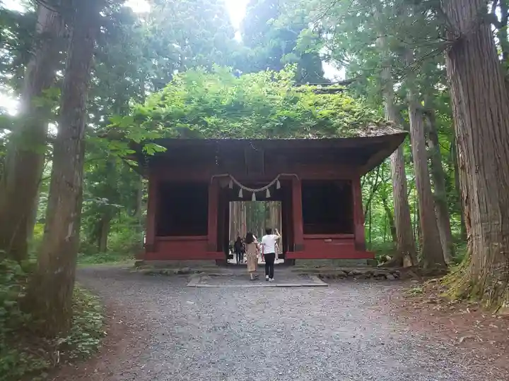 戸隠神社九頭龍社の山門・神門