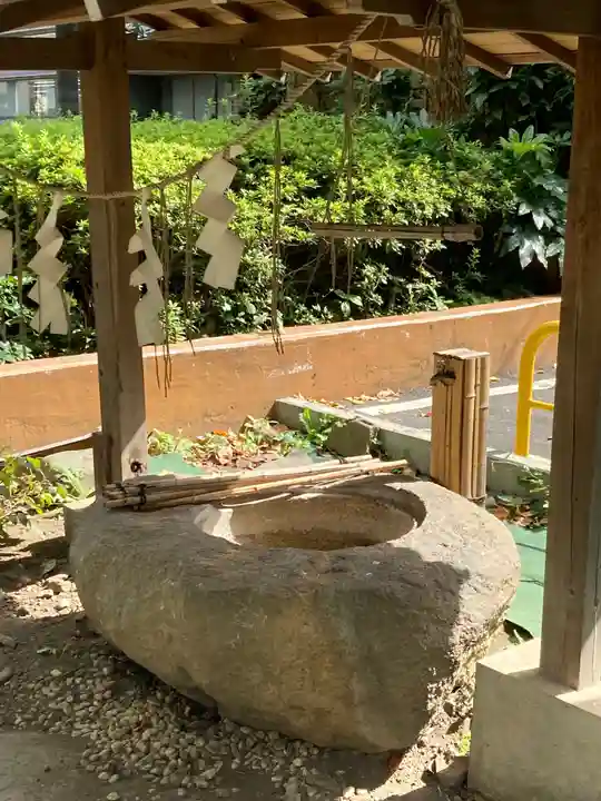 新橋鹽竃神社の手水舎