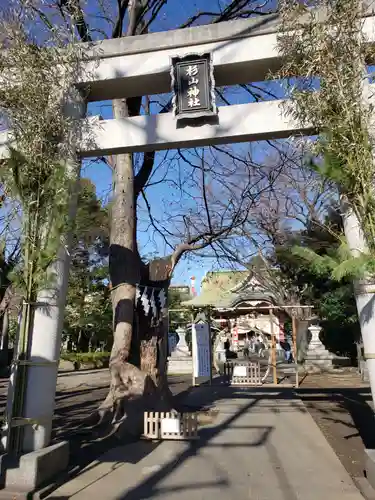 戸部杉山神社の鳥居