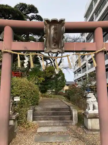 金岡八幡宮の鳥居