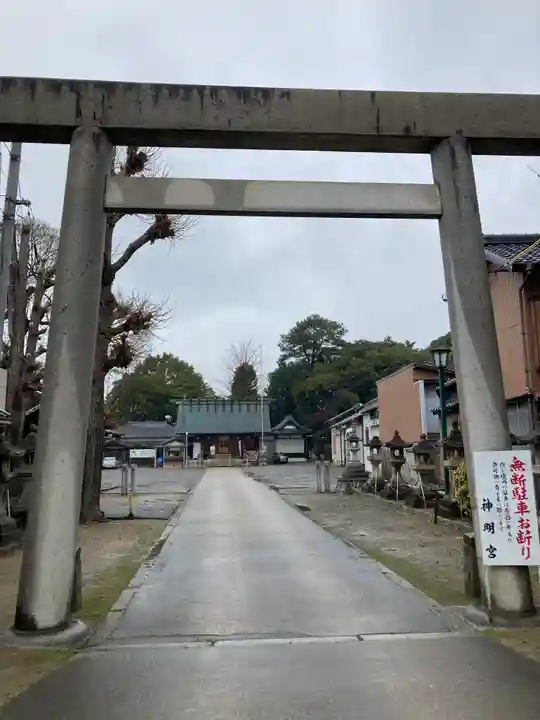 能見神明宮(元能見)の鳥居