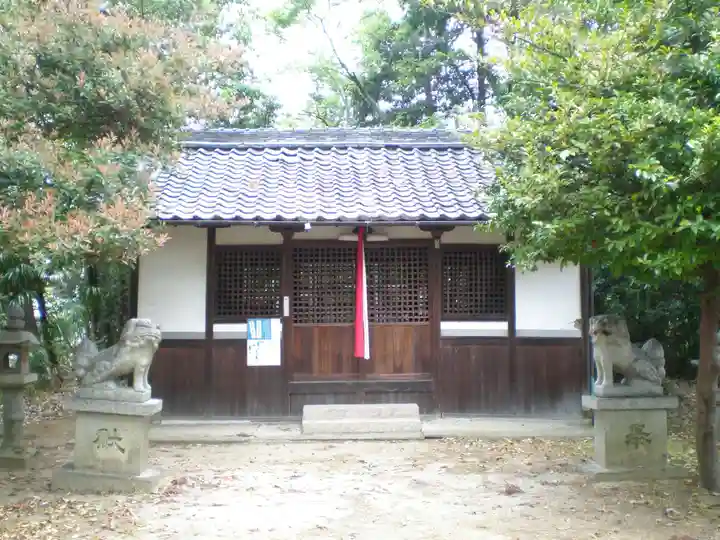 森市神社(村屋坐彌冨都比賣神社摂社)の本殿・本堂