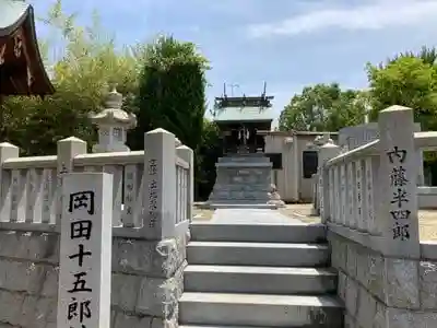 岡田十五郎神社の本殿