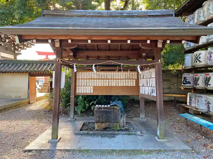 梅宮大社の手水舎