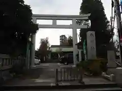 新宿下落合氷川神社の鳥居