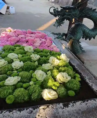 総願寺の手水