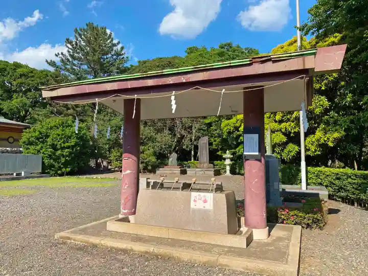 千葉縣護國神社の手水舎