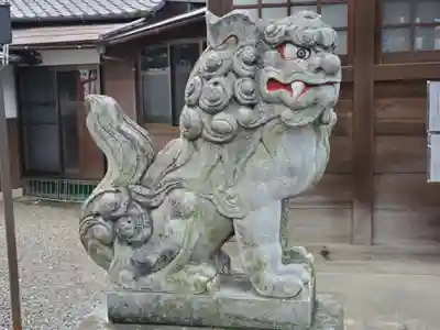 物部神社の狛犬