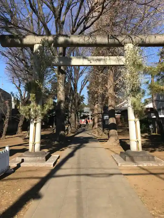 中町天祖神社の鳥居