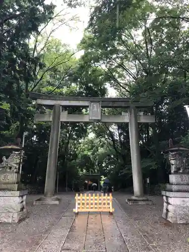 谷保天満宮の鳥居