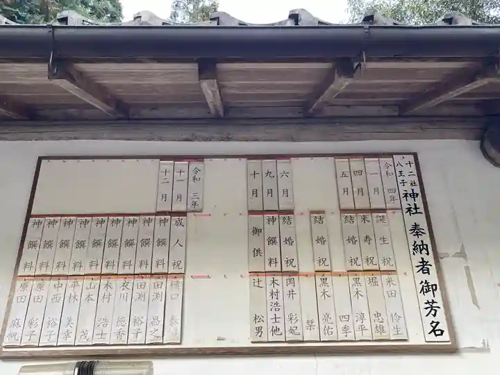 十二社神社のその他建物
