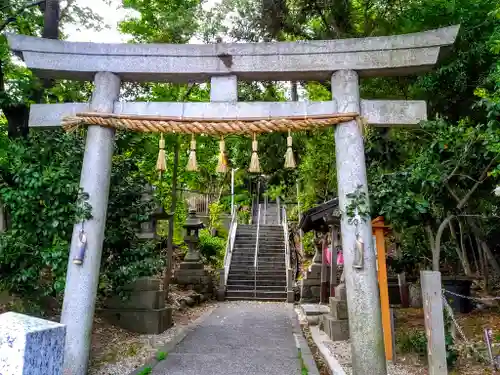 白山社（成岩白山神社）の鳥居