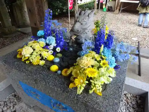 滑川神社 - 仕事と子どもの守り神の手水