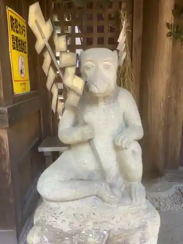 不乗森神社の狛犬