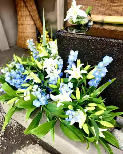 上尾御嶽神社の手水舎