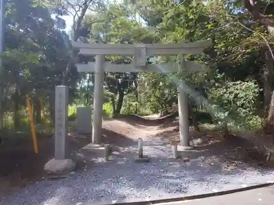 茶釜稲荷神社の鳥居