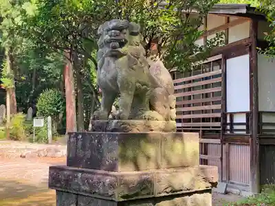 甲波宿禰神社の狛犬
