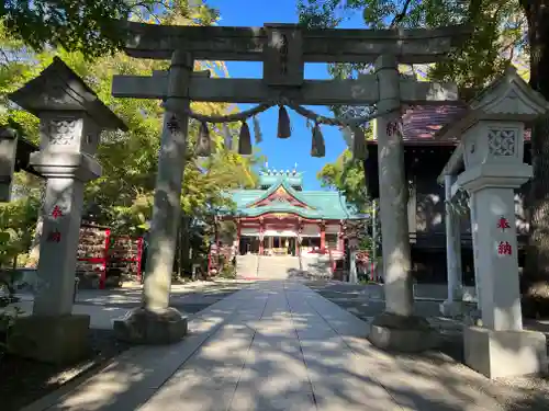 多摩川浅間神社の鳥居