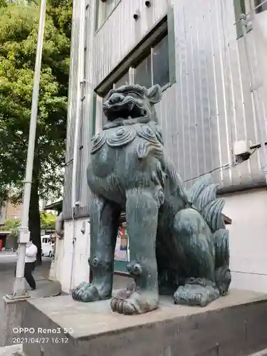 小梳神社の狛犬