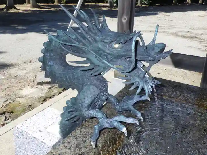 吉倉八幡宮の手水舎