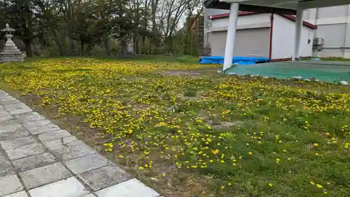 幕別神社の庭園