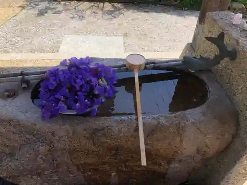 水堂須佐男神社の手水舎