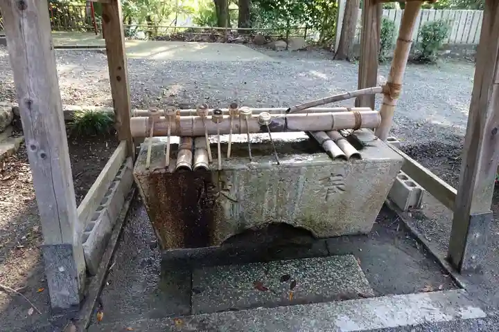 日根神社の手水舎