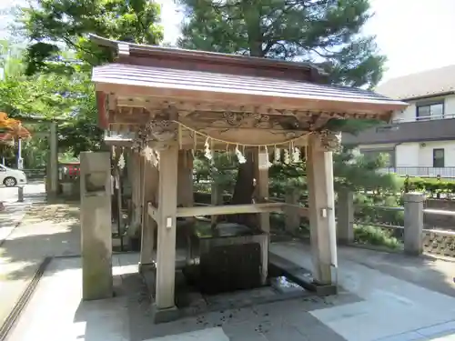 松戸神社の手水舎