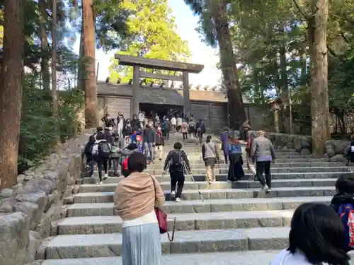 伊勢神宮内宮（皇大神宮）の鳥居