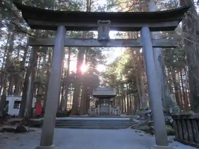 北口本宮冨士浅間神社の鳥居