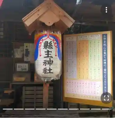 縣主神社のその他建物